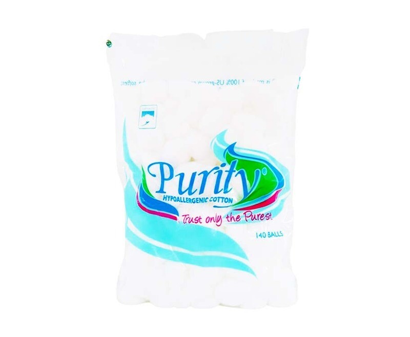 Purity Hypoallergenic Cotton Balls 140balls