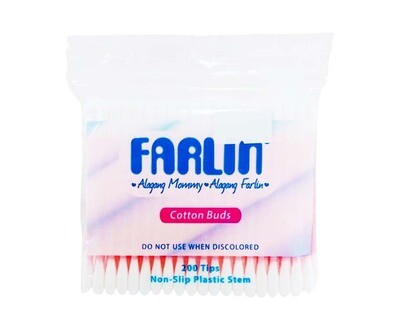 Farlin Cotton Buds Pink 200 Tips