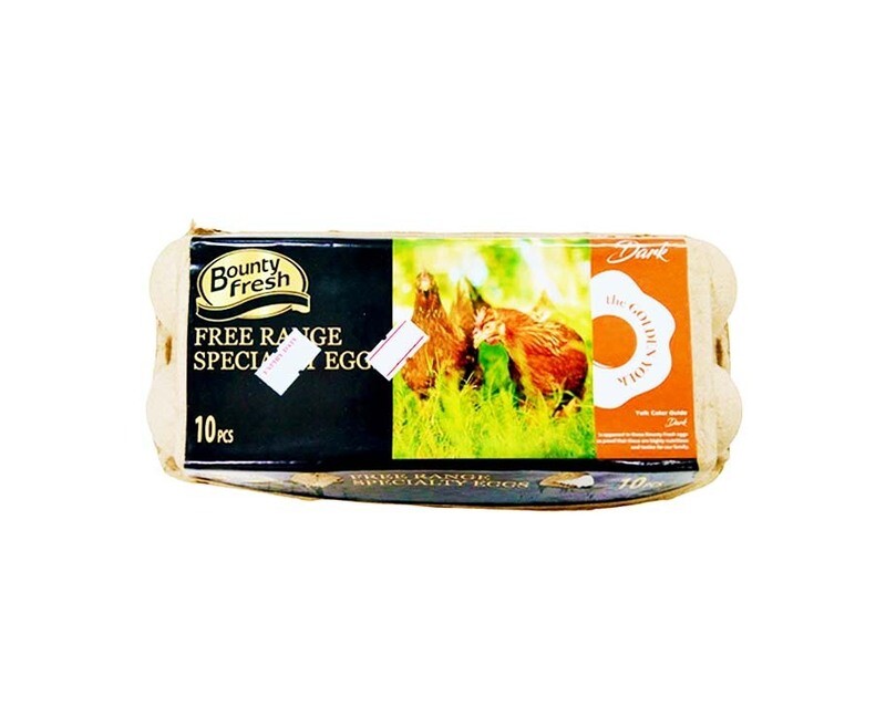 Bounty Fresh Free Range Specialty Eggs Dark The Golden York 10 Pieces
