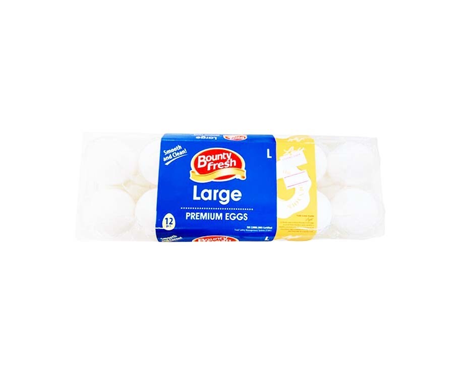 Bounty Fresh Large Premium Eggs 12 Pieces