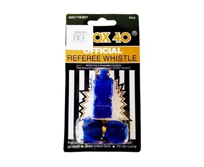Fox 40 Official Referee Whistle Blue with Lanyard