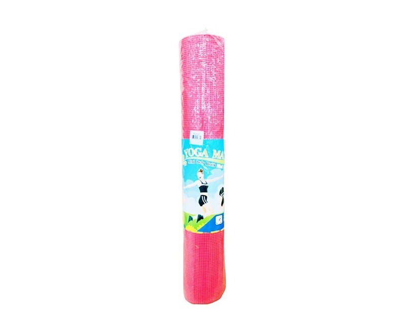 Yoga Mat Mind Body Health Pink 68x24