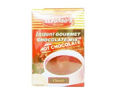 Alfonso's Instant Gourmet Chocolate Mix Classic (6 Sachets x 30g) 180g