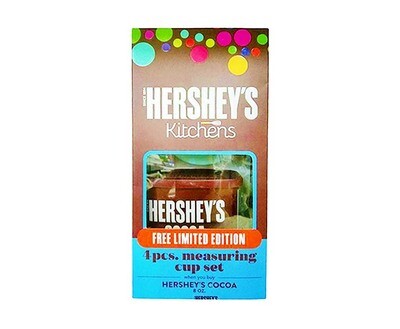Hershey's Kitchens Limited Edition Hershey's Cocoa 8oz + 4 Pieces Measuring Cups Set