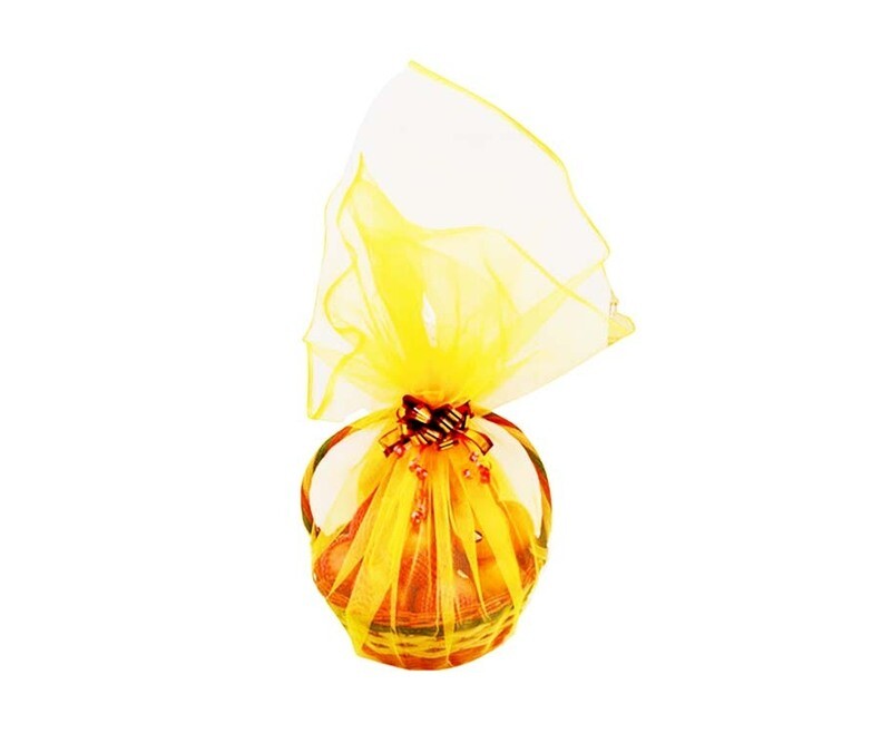 JED Seedless Orange, Apples Fruit Basket