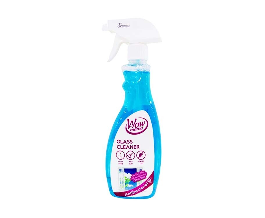 Wow Mama Glass Cleaner Classic Scent Antibacterial 500mL