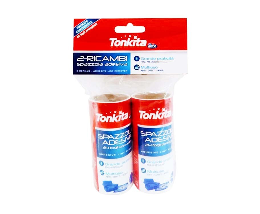 Tonkita 2refills - Adhesive Lint Remover