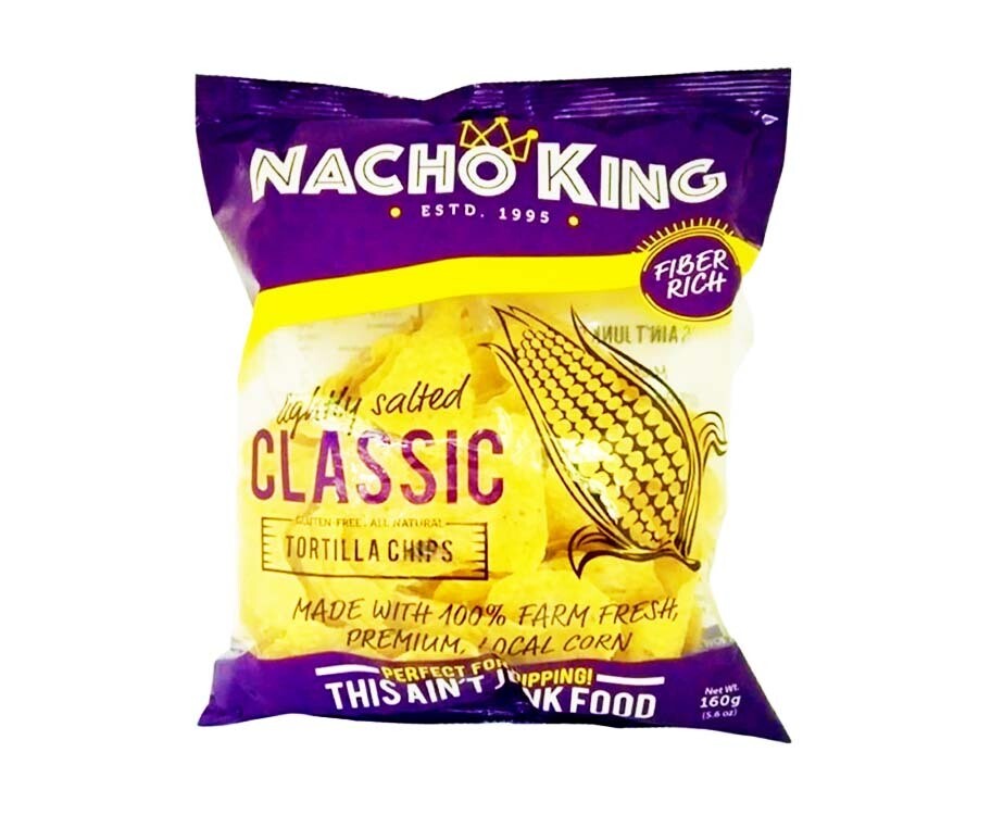 Nacho King Lightly Salted Classic Tortilla Chips 160g