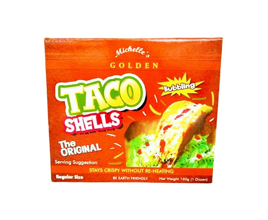 Michelle's Golden Bubbling Taco Shells  160g