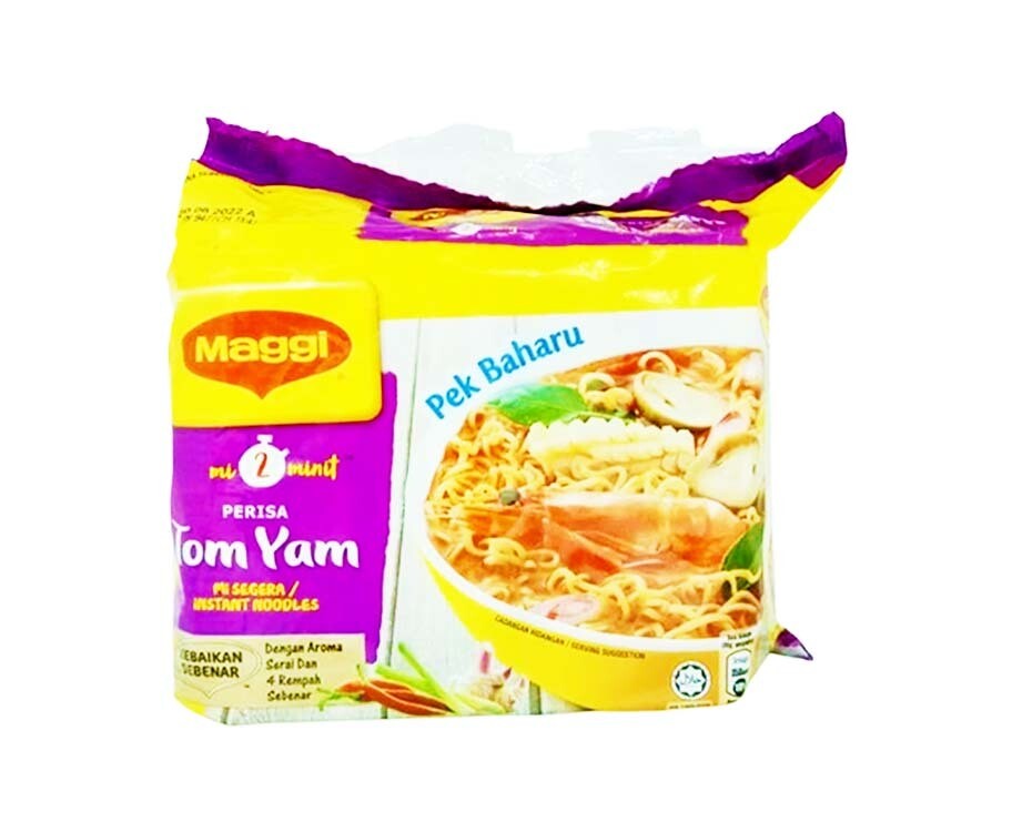 Maggi Tom Yam Instant Noodles Bundle (5 Packs x 80g)