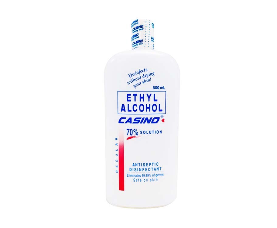 Casino Ethyl Alcohol 70% Solution Antiseptic Disinfectant 500mL