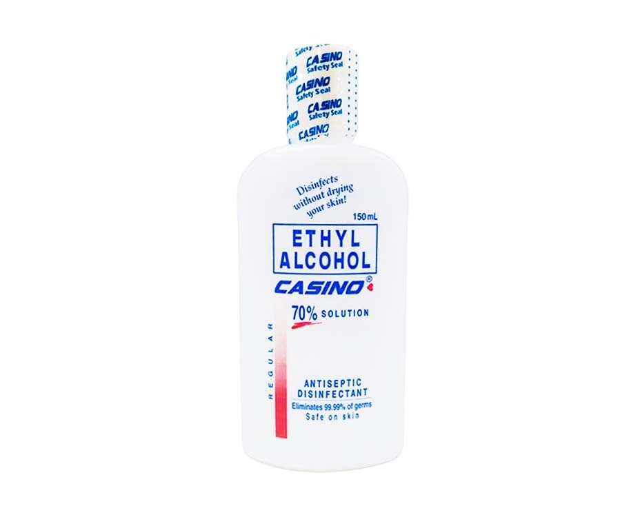 Casino Ethyl Alcohol 70% Solution Antiseptic Disinfectant 150mL