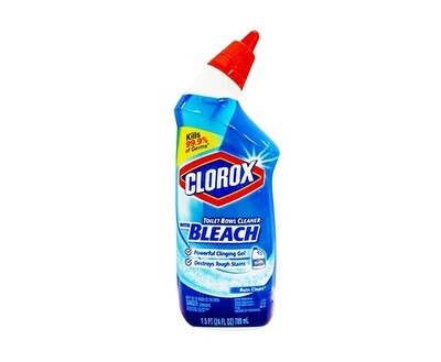 Clorox Toilet Bowl Cleaner with Bleach Rain Clean 709mL