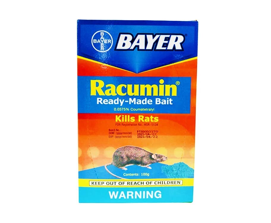 Bayer Racumin Ready-Made Bait Rat Killer 100g