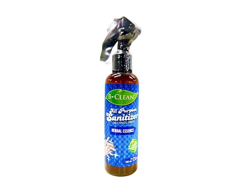 B-Clean All Purpose Sanitizer (Alcohol Free) Antiseptic/ Disinfectant Herbal Essence 200mL