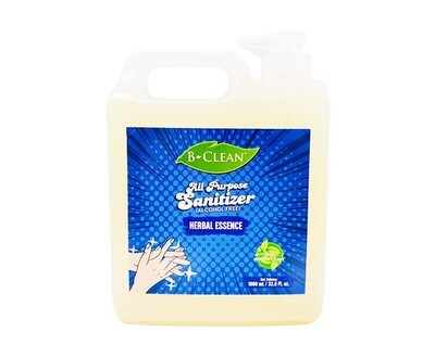 B-Clean All Purpose Sanitizer (Alcohol Free) Herbal Essence 1000mL