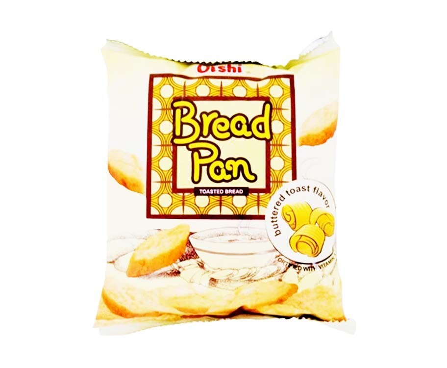 Oishi Bread Pan Toasted Bread Buttered Toast Flavor 24g