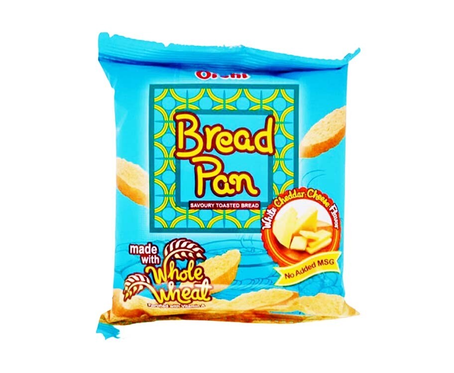 Oishi Bread Pan Savoury Toasted Bread White Cheddar Cheese Flavor 24g