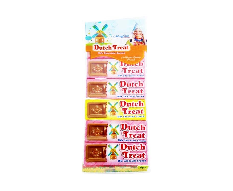 Mayfair Dutch Treat Milk Chocolate Crunch 6 Pieces 69g
