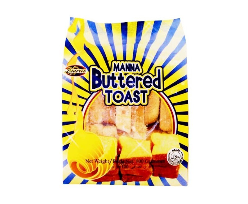 Laura&#39;s Manna Buttered Toast 100g
