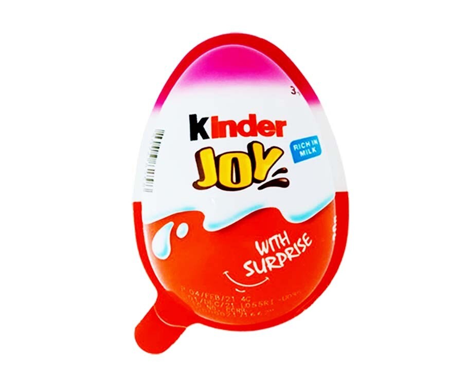 Kinder Joy 3+ Rich in Milk with Surprise Pink 20g