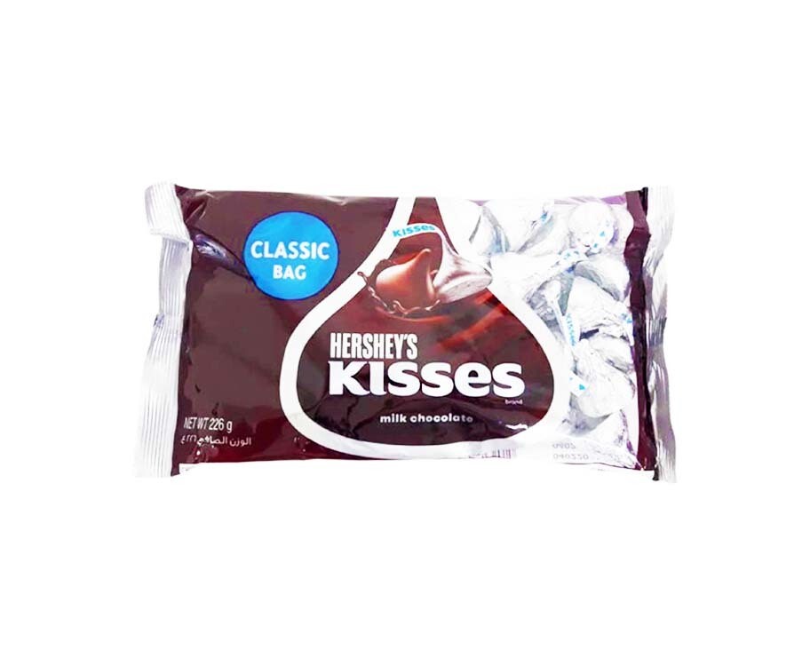 Hershey's Kisses Milk Chocolate Classic Bag 226g