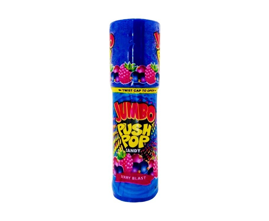 Push Pop Jumbo Candy Blue Raspberry 30g