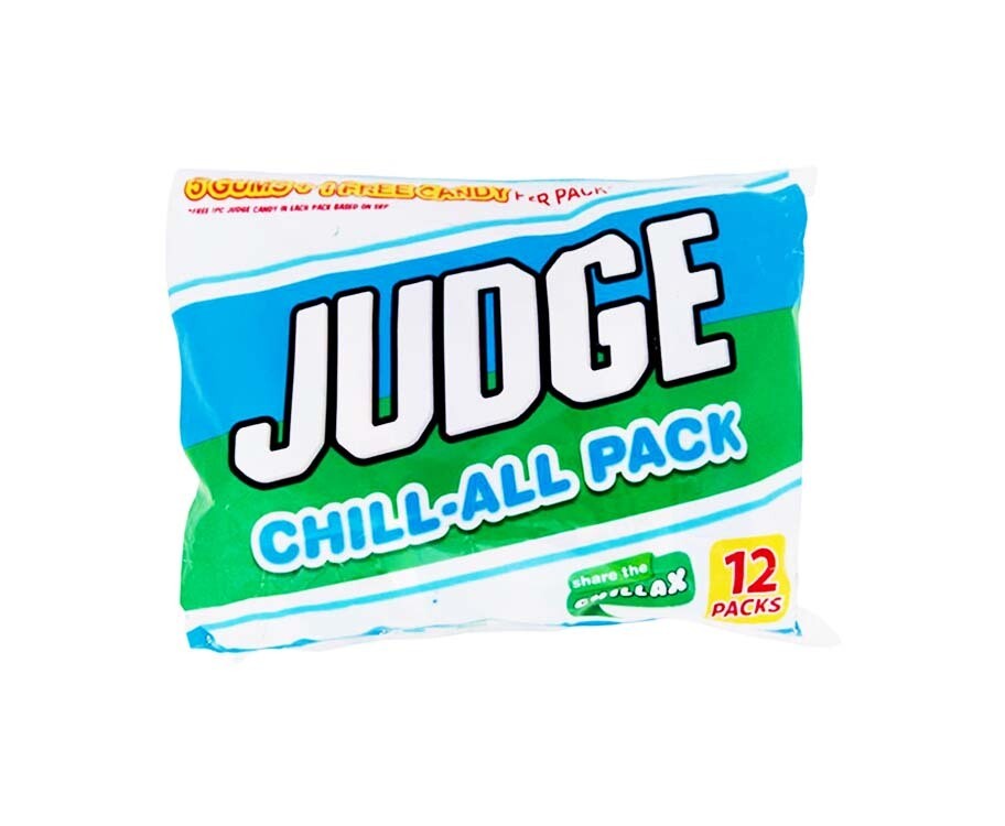 Judge Chill-All Pack Candy Spearmint 12 Packs 264g