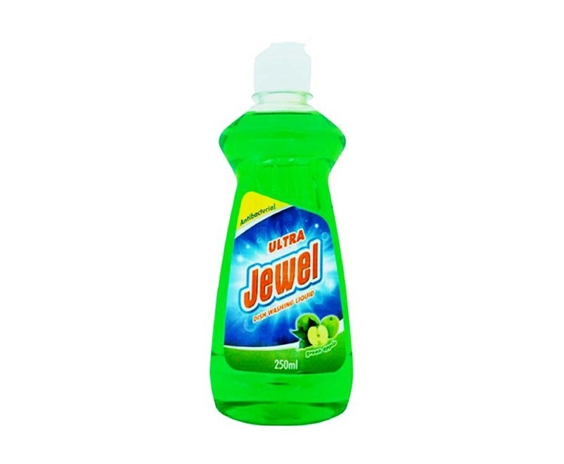Jewel Ultra Dishwashing Liquid Antibacterial Green Apple 250mL
