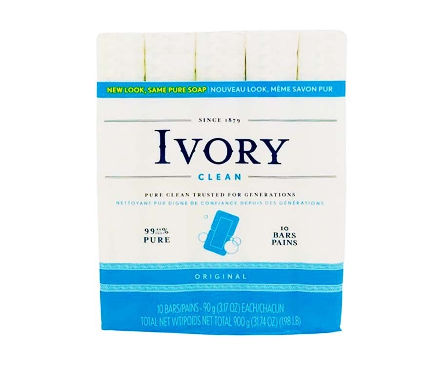 Ivory Clean Original (10 Bars x 90g) 900g
