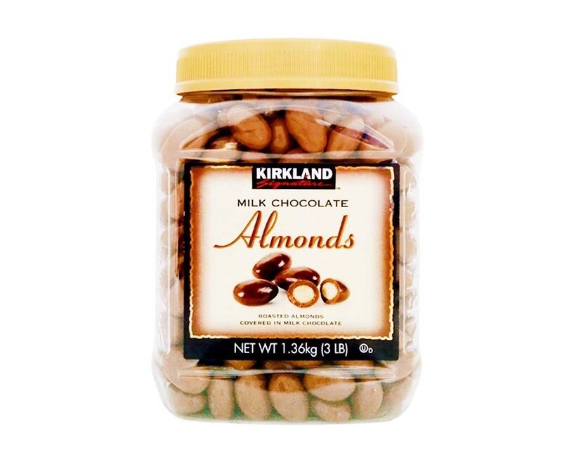 Kirkland Signature Milk Chocolate Almonds 1.36kg (3lb)