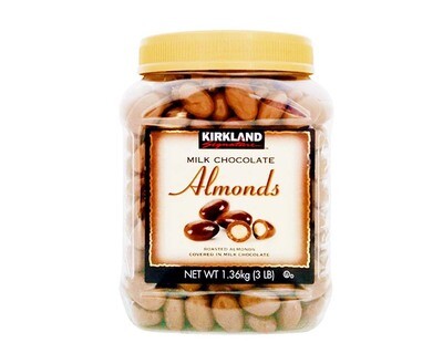 Kirkland Signature Milk Chocolate Almonds 1.36kg (3lb)