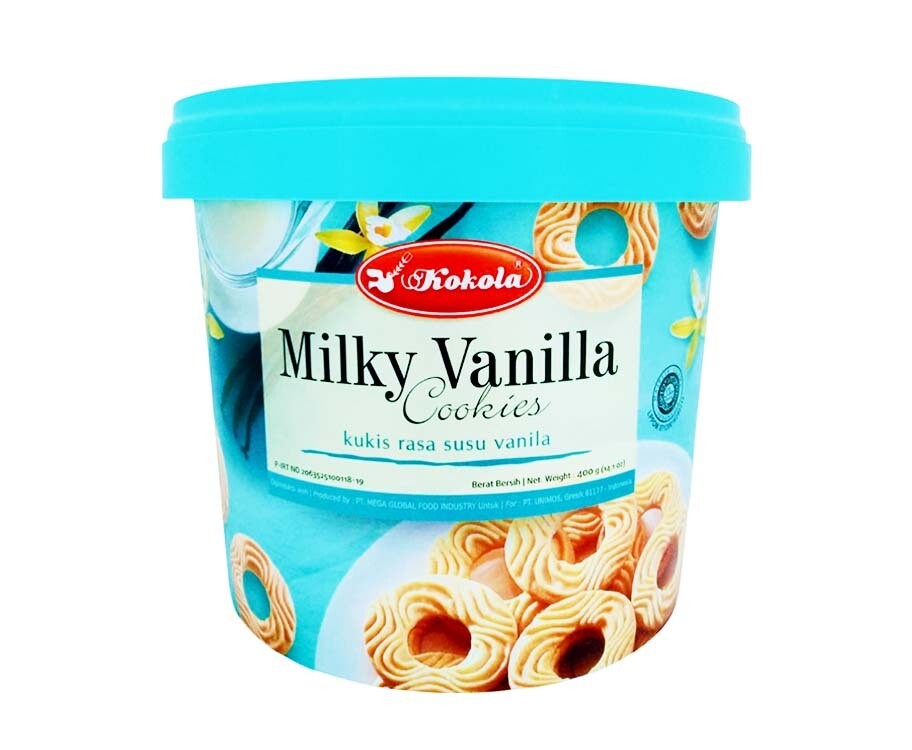 Kokola Milky Vanilla Cookies 400g