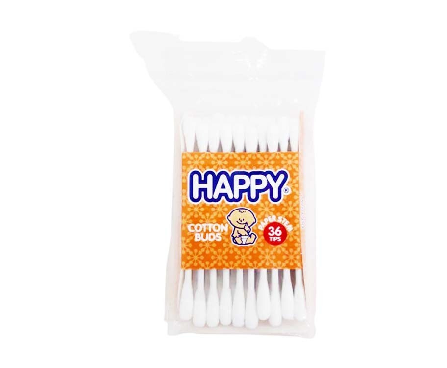 Happy Cotton Buds Paper Stem 36 Tips