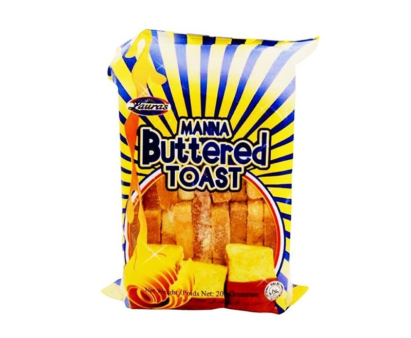 Laura&#39;s Manna Buttered Toast 200g