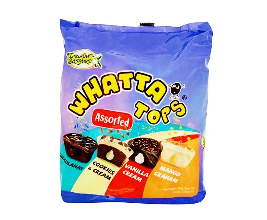 Lemon Square Whatta Tops Assorted (10 Packs x 35g) 350g