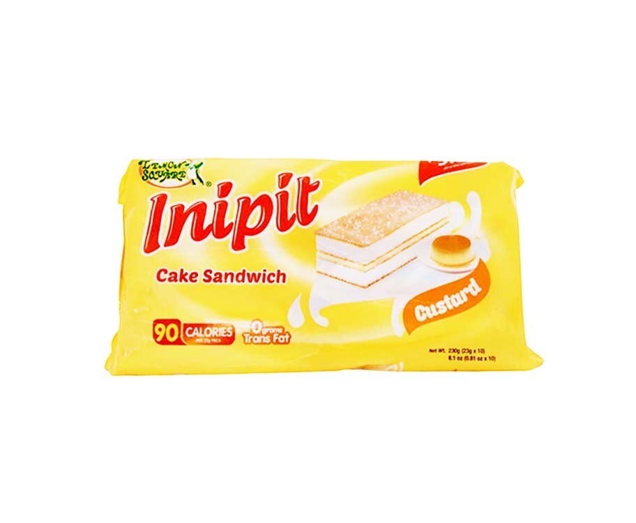 Lemon Square Inipit Custard Cake Sandwich (10 Packs x 23g) 230g