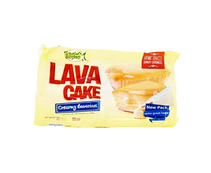 Lemon Square Lava Cake Creamy Bavarian (10 Packs x 38g) 380g