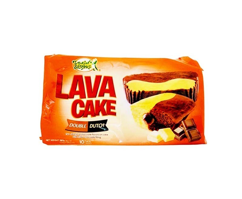 Lemon Square Lava Cake Double Dutch (10 Packs x 38g) 380g