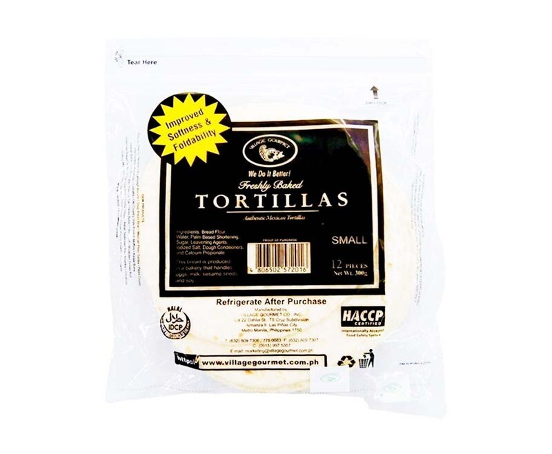 Village Gourmet Tortillas Small 12 Pieces 300g