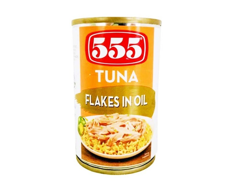 555 Tuna Flakes in Oil 155g