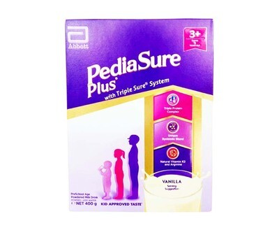 Abbott PediaSure Plus with Triple Sure System Vanilla 3+ Above 3 Years Old 400g