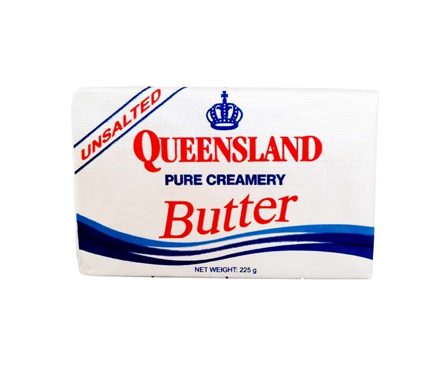 Queensland Pure Creamery Unsalted Butter 225g