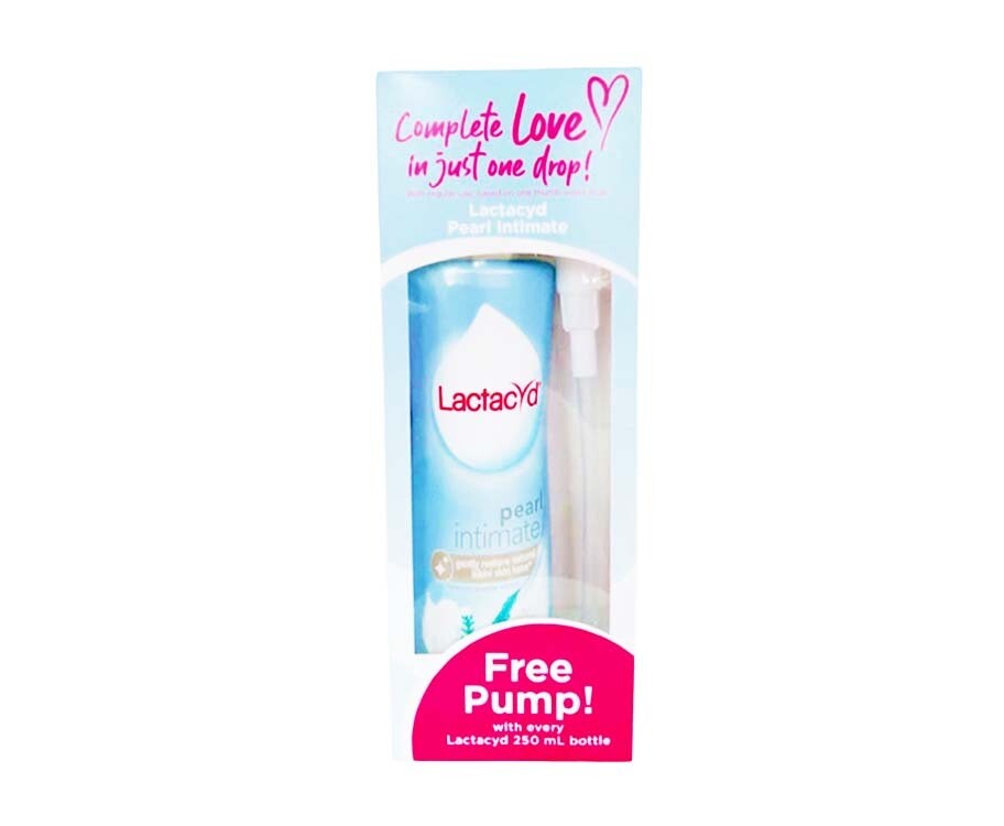 Lactacyd Pearl Intimate 250mL with Free Pump