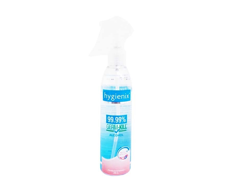 Hygienix 99.99% Germ-Kill Alcohol Anti-Bacterial Solution 250mL