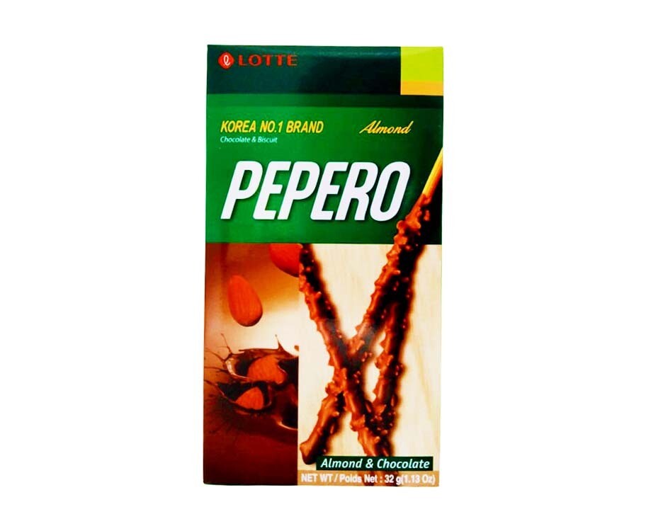 Lotte Pepero Almond &amp; Chocolate 32g