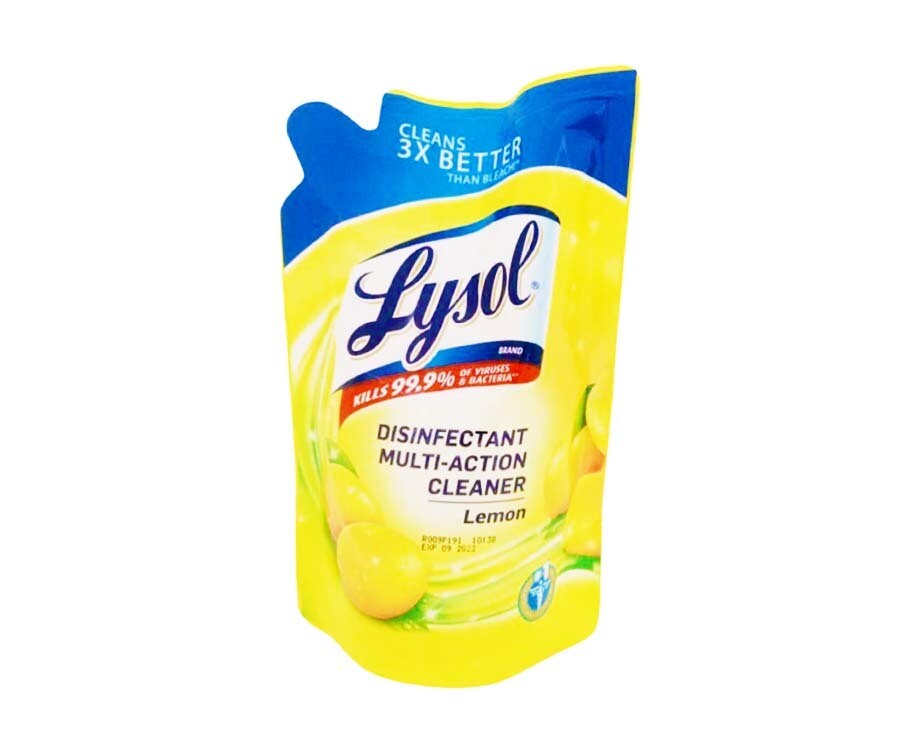 Lysol Disinfectant Multi-Action Cleaner Lemon Refill Pack 400mL