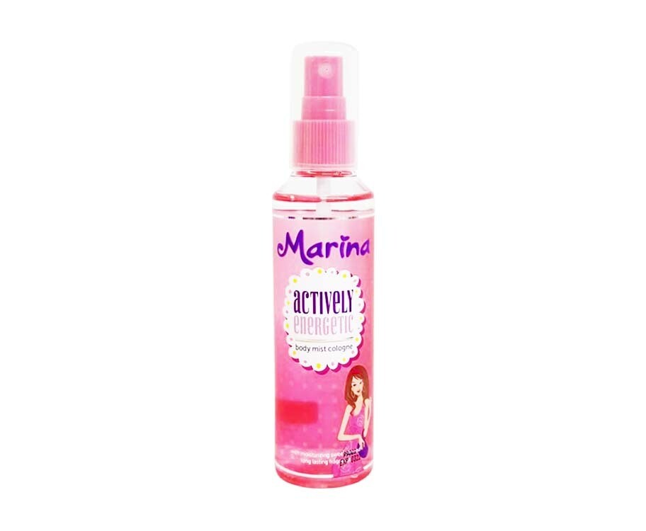 Marina Actively Energetic Body Mist Cologne 100mL