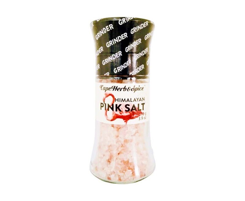Cape Herb &amp; Spice Himalayan Pink Salt with Grinder 3.9oz 110g