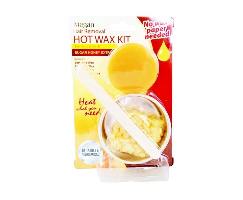 Megan Hair Removal Hot Wax Kit No Wax Paper Needed